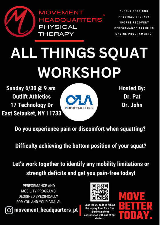 FREE SQUAT WORKSHOP JUNE 30TH