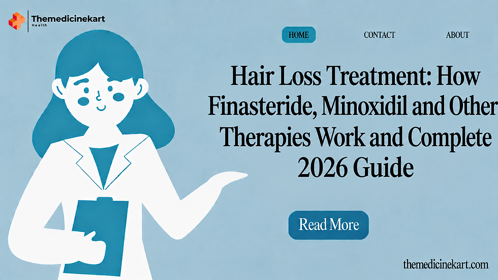 Hair Loss Treatment: How Finasteride, Minoxidil and Other Therapies Work and Complete 2026 Guide