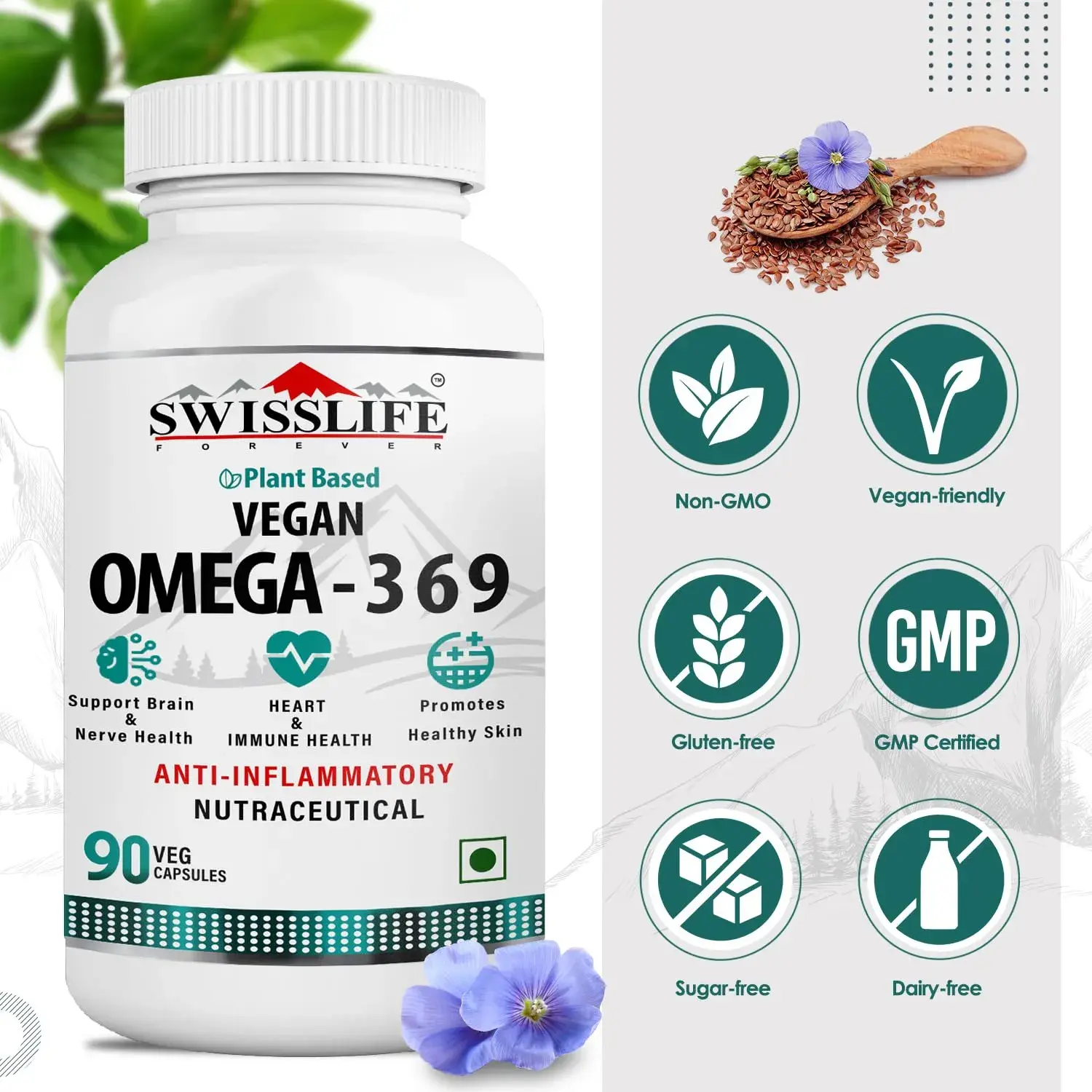 Swisslife Forever Vegan Omega 369 Capsule