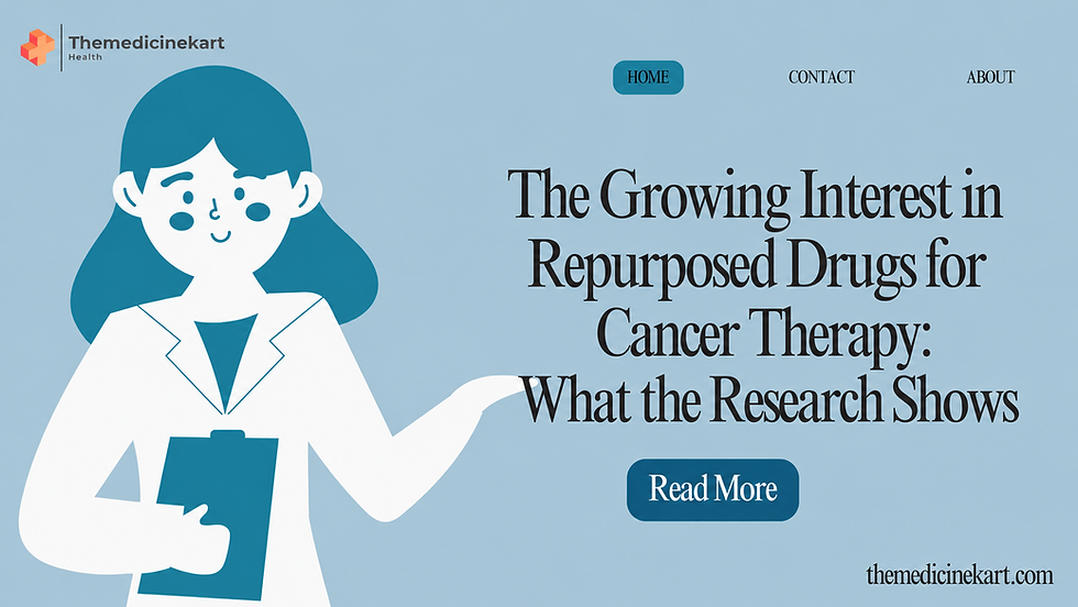The Growing Interest in Repurposed Drugs for Cancer Therapy: What the Research Shows