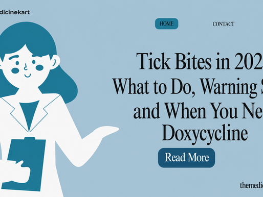 Tick Bites in 2026: What to Do, Warning Signs and When You Need Doxycycline