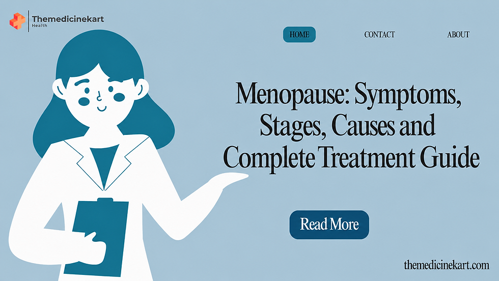 Menopause: Symptoms, Stages, Causes and Complete Treatment Guide