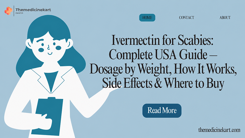 Ivermectin for Scabies: Complete USA Guide — Dosage by Weight, How It Works, Side Effects & Where to Buy