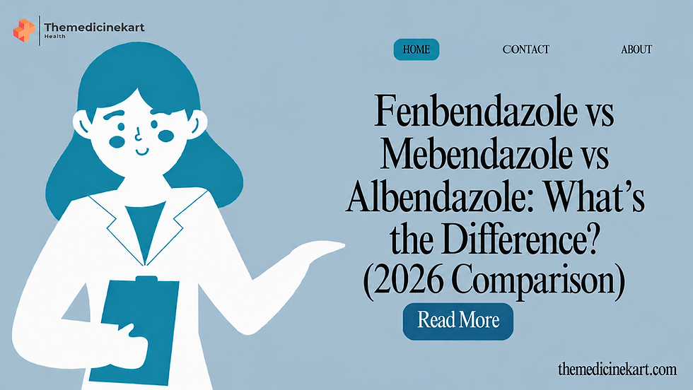 Fenbendazole vs Mebendazole vs Albendazole: What's the Difference? (2026 Comparison)