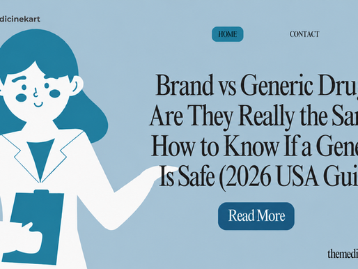 Brand vs Generic Drugs: Are They Really the Same? How to Know If a Generic Is Safe (2026 USA Guide)