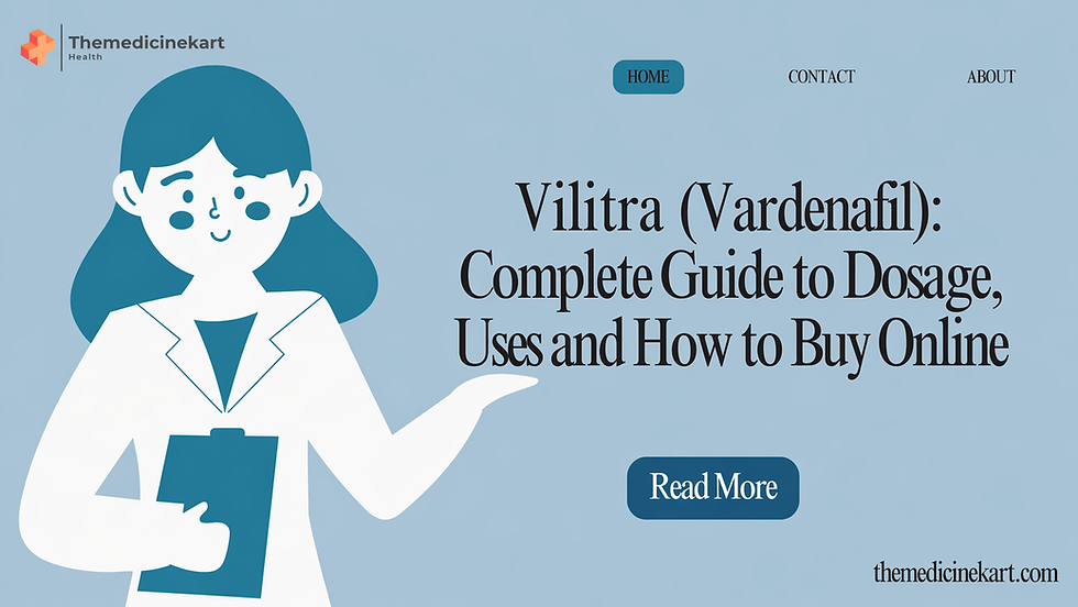 Vilitra (Vardenafil): Complete Guide to Dosage, Uses and How to Buy Online