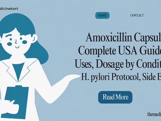Amoxicillin Capsule: Complete USA Guide — Uses, Dosage by Condition