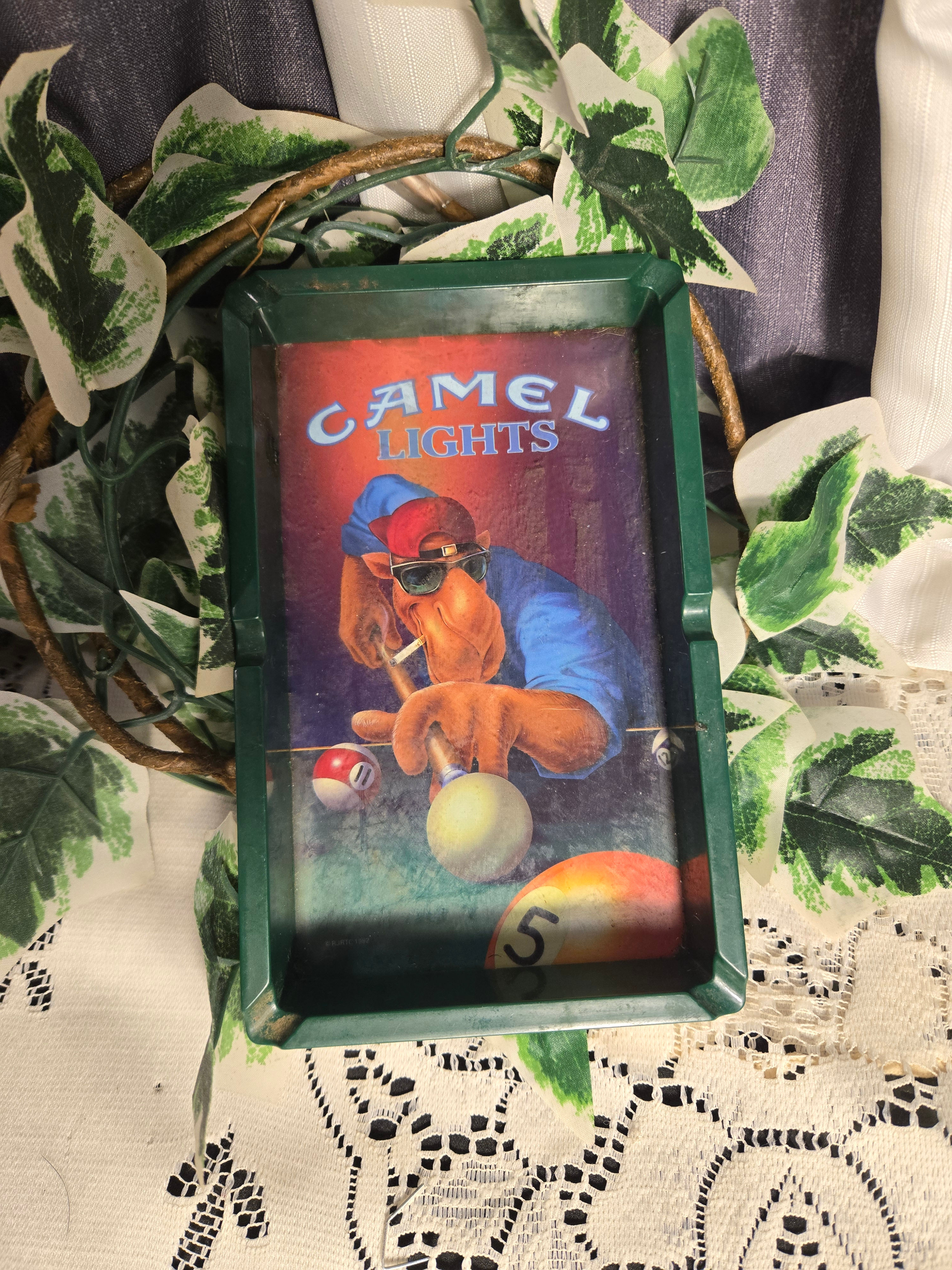 Vintage Camel Lights Ashtray 1990s Advertising Promo