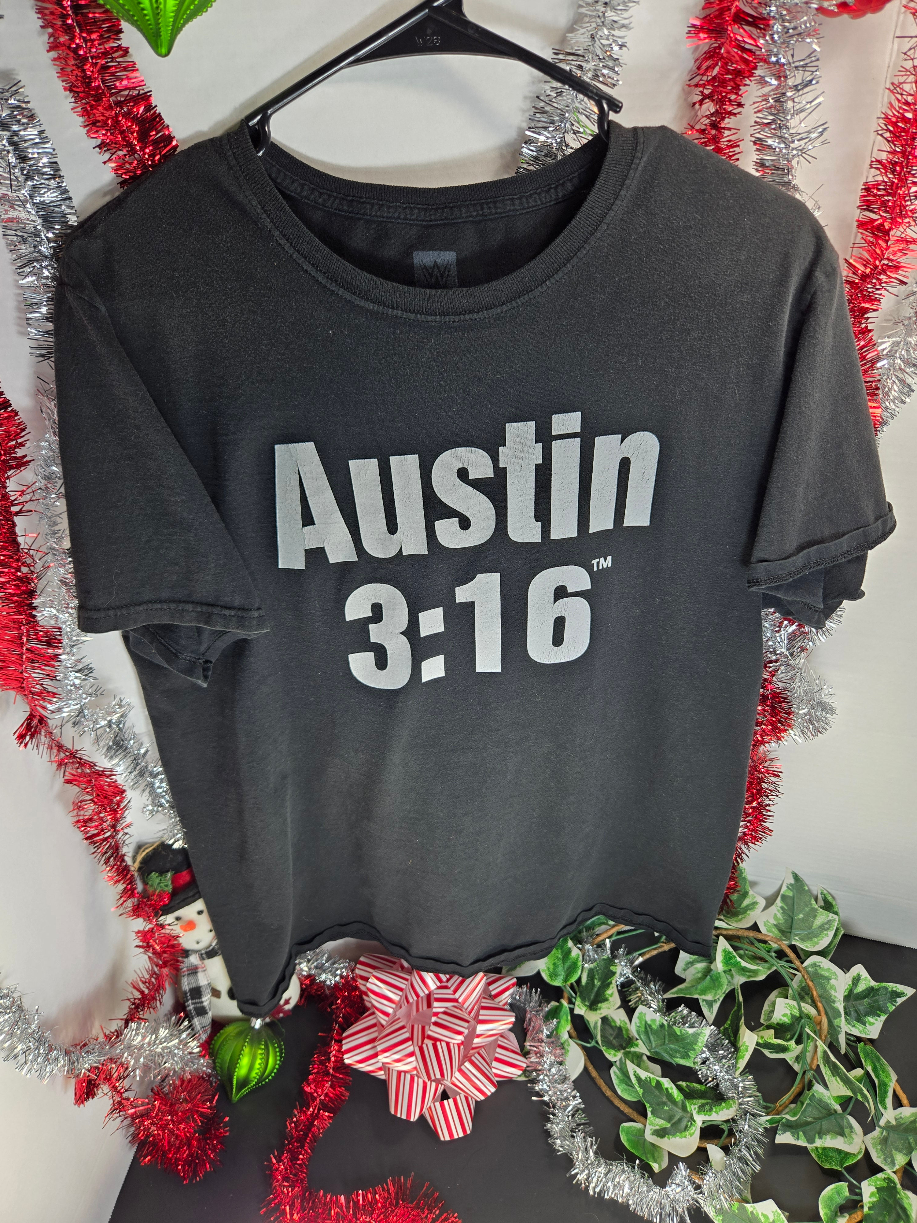 WWE Authentic Stone Cold Steve Austin “Austin 3:16” Skull Tee