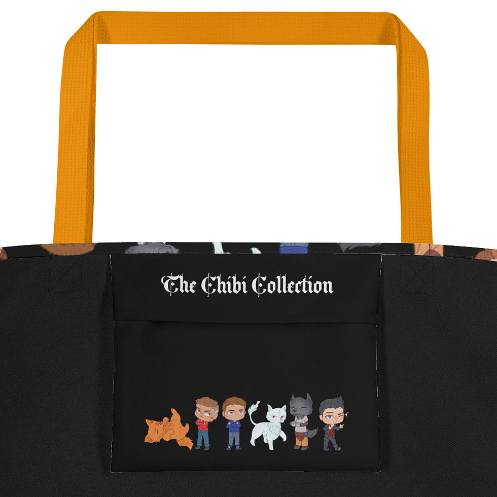 Thumbnail: Chibi Art Large Tote Bag