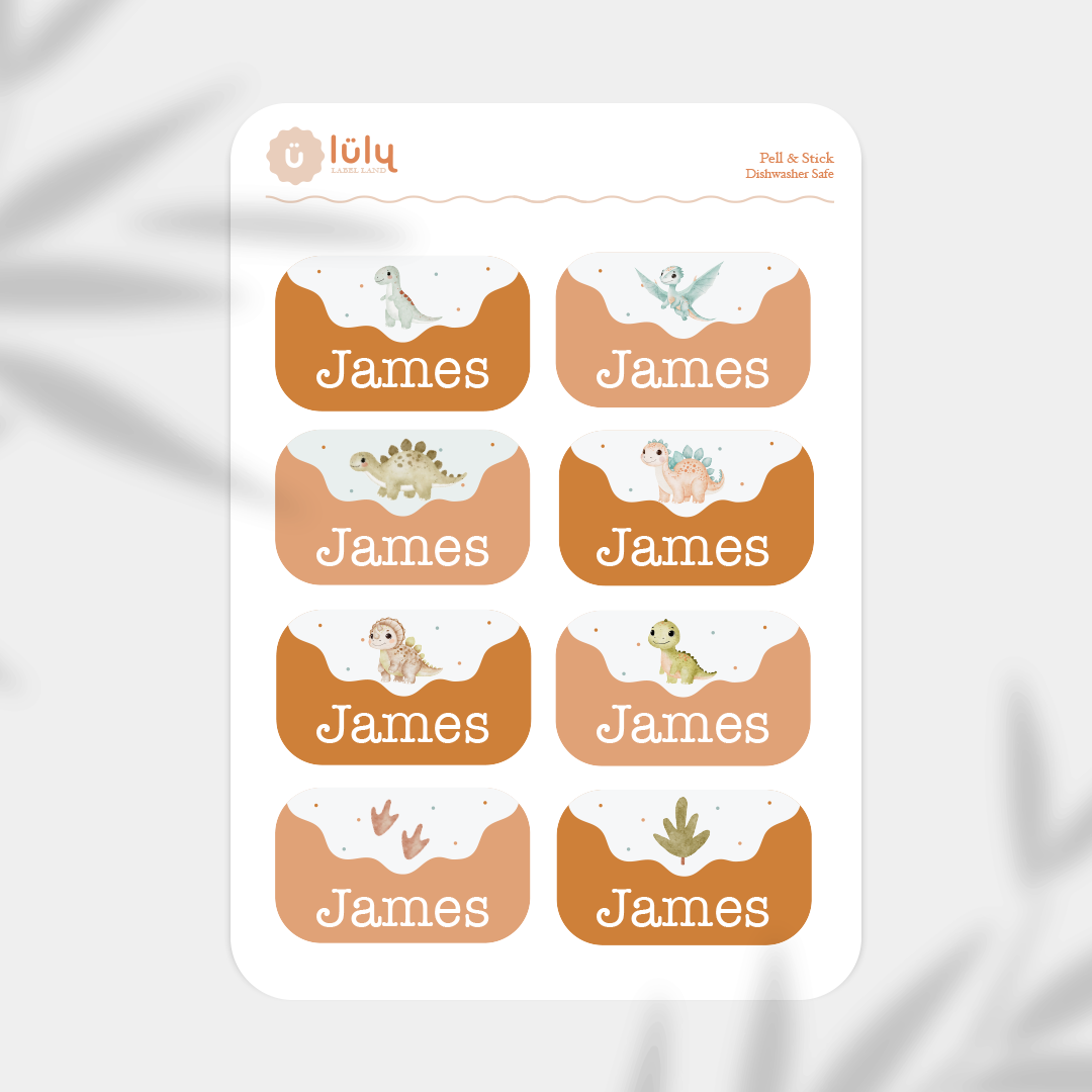 Waterproof Name Labels for Kids: Daycare & School Stickers