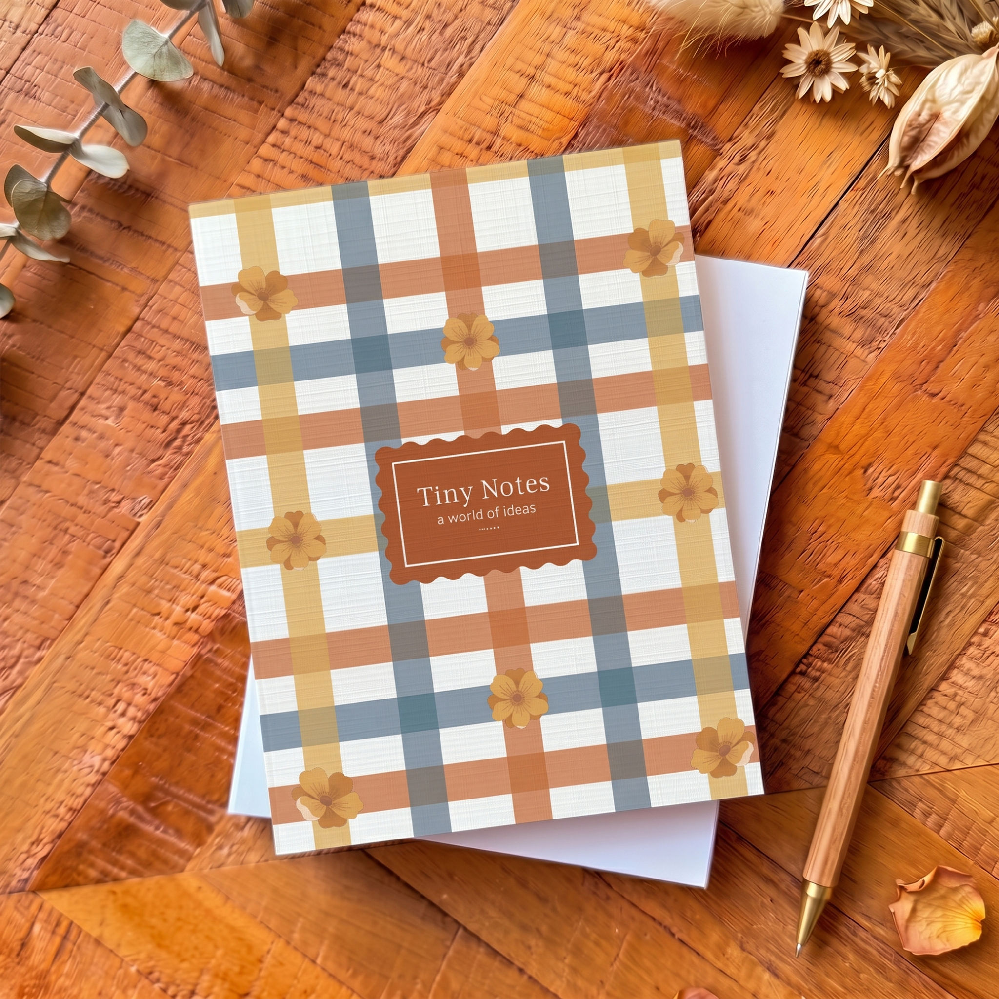 Crisp Tartan Notepad Mini Jotter