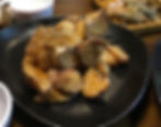 Sweet potato fritters (from close to the Korean border)