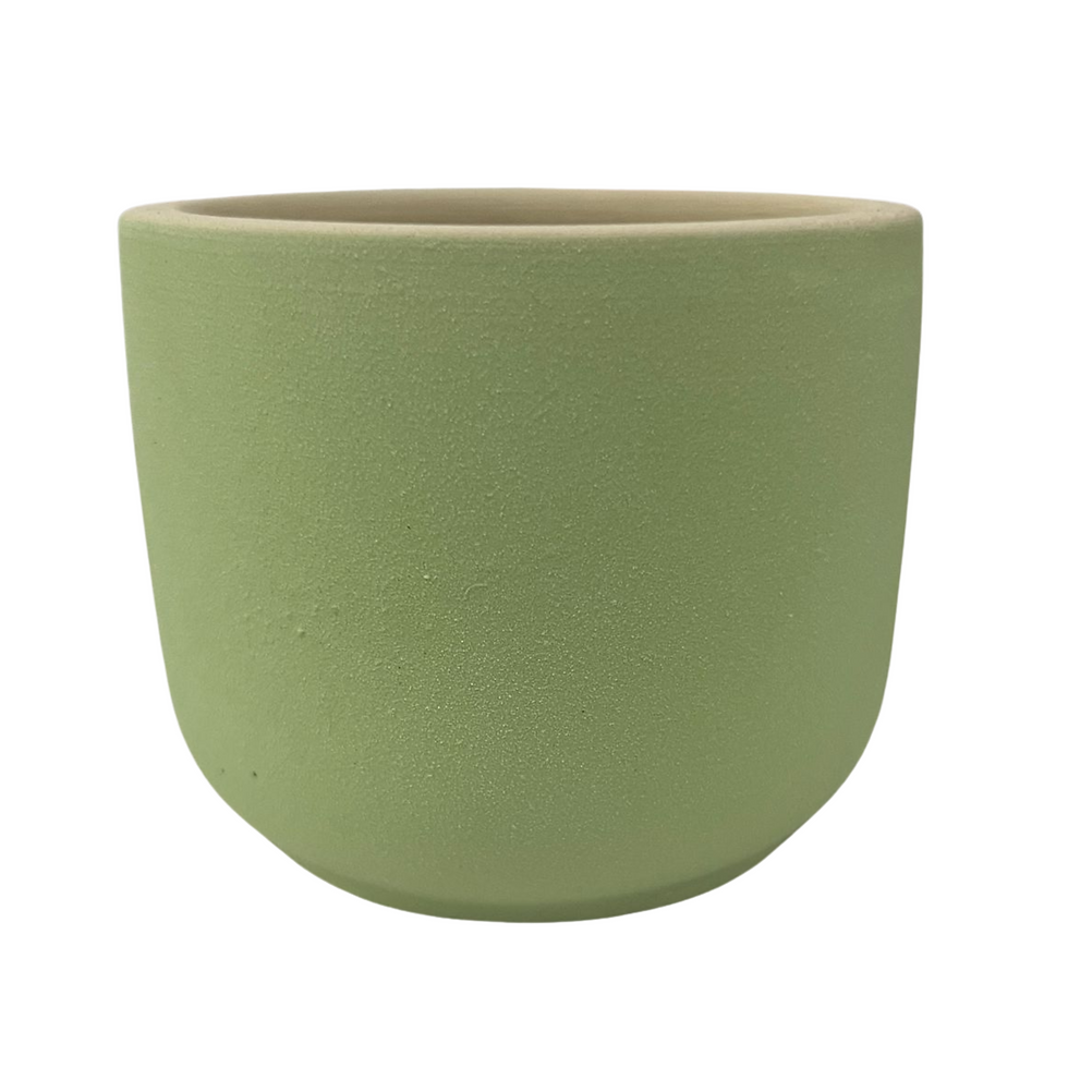 Green Rounded Pot