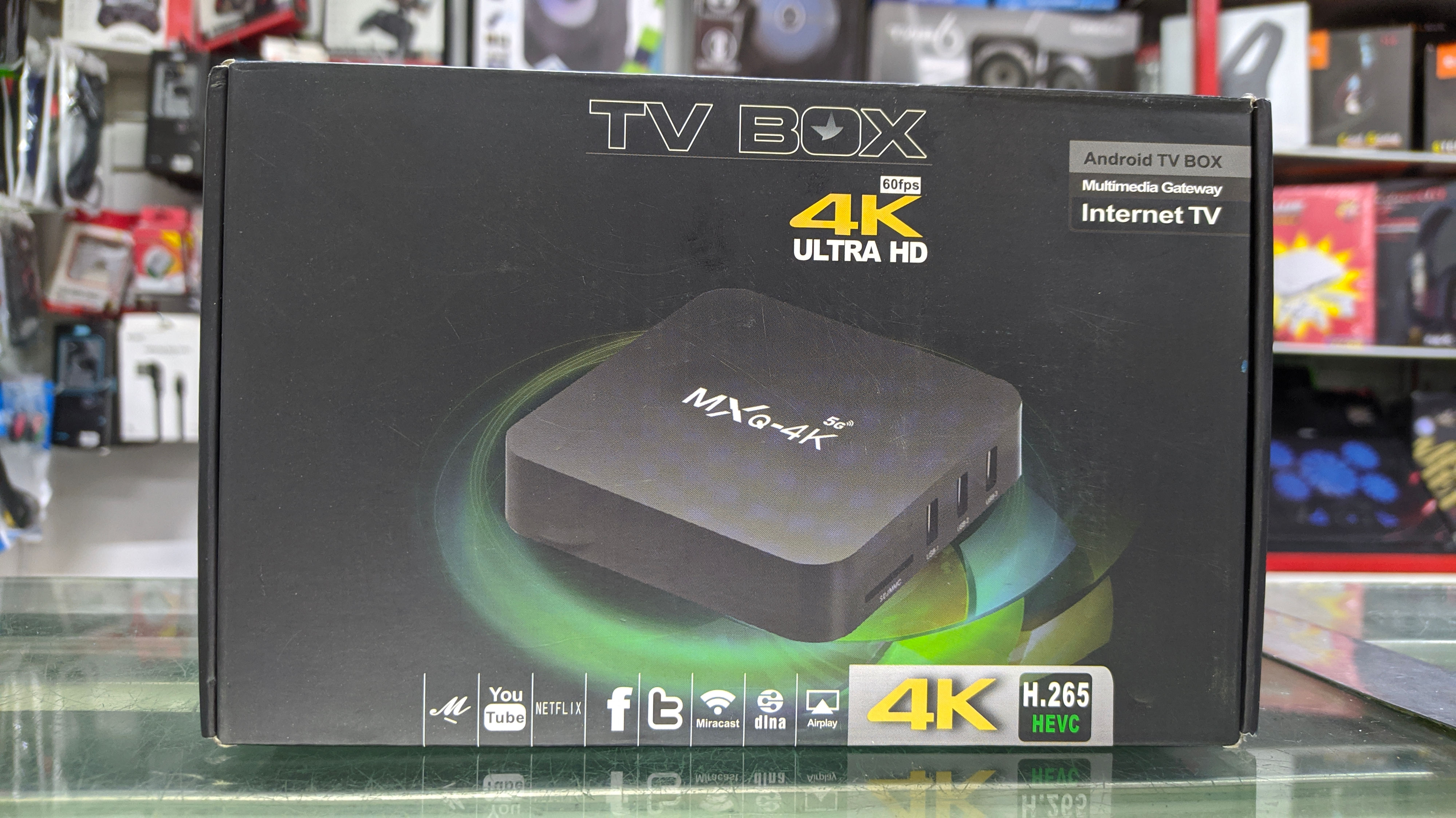Tv Box 4K receptor wifi hasta 5G'