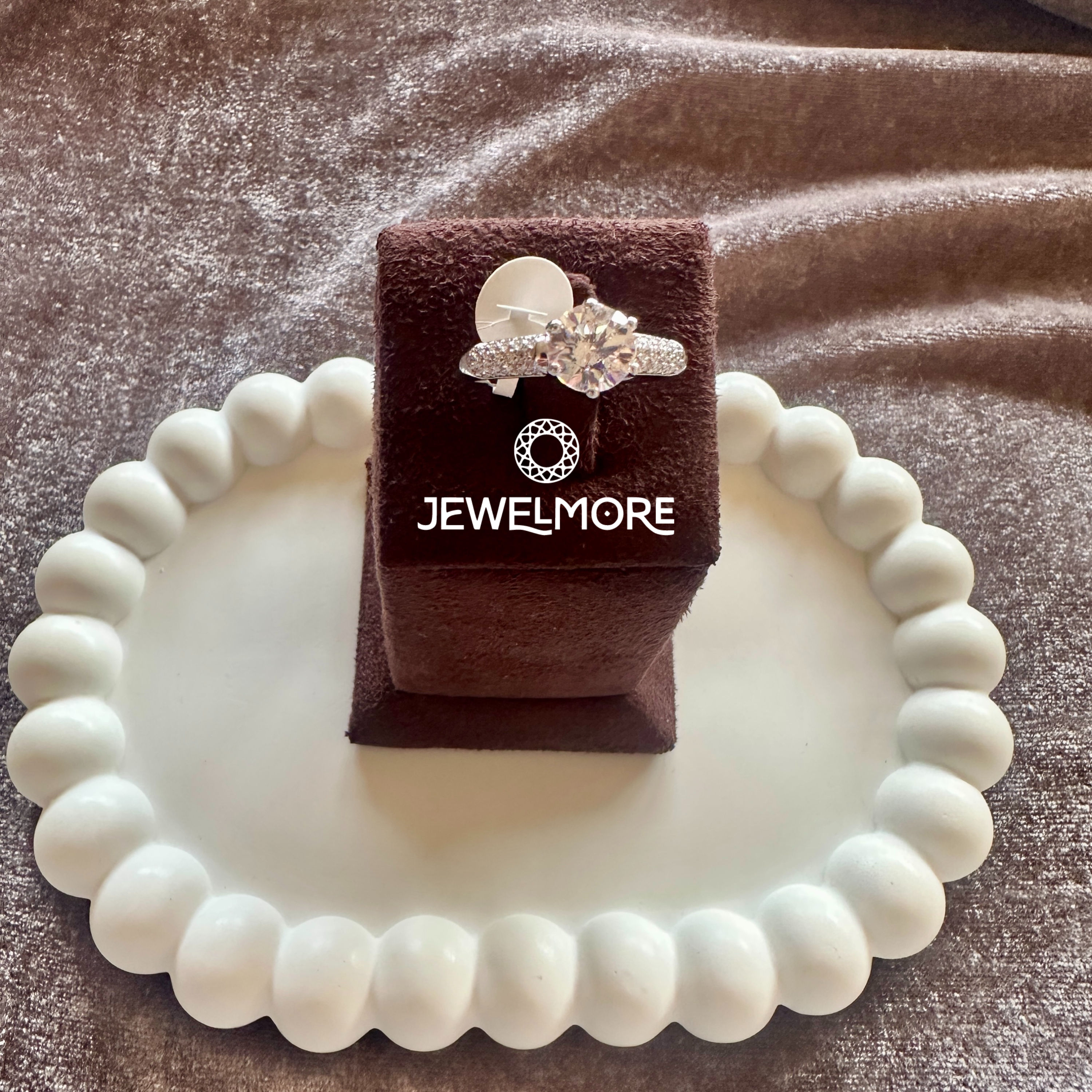 Sculpted Shine Diamond Ring