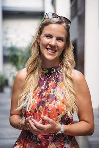 Woman in colorful dress vibrant personal branding portrait authentic – Cape Town photographer