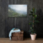 Canvas Print of the mountains in Cape Town. Photo of a professional photographer in Cape town