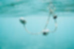 Custom earplugs for surfing and swimming shown underwater – protect your ears from surfer’s ear and swimmer’s ear without losing sound clarity.