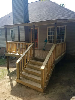 10x14 Deck with Roof