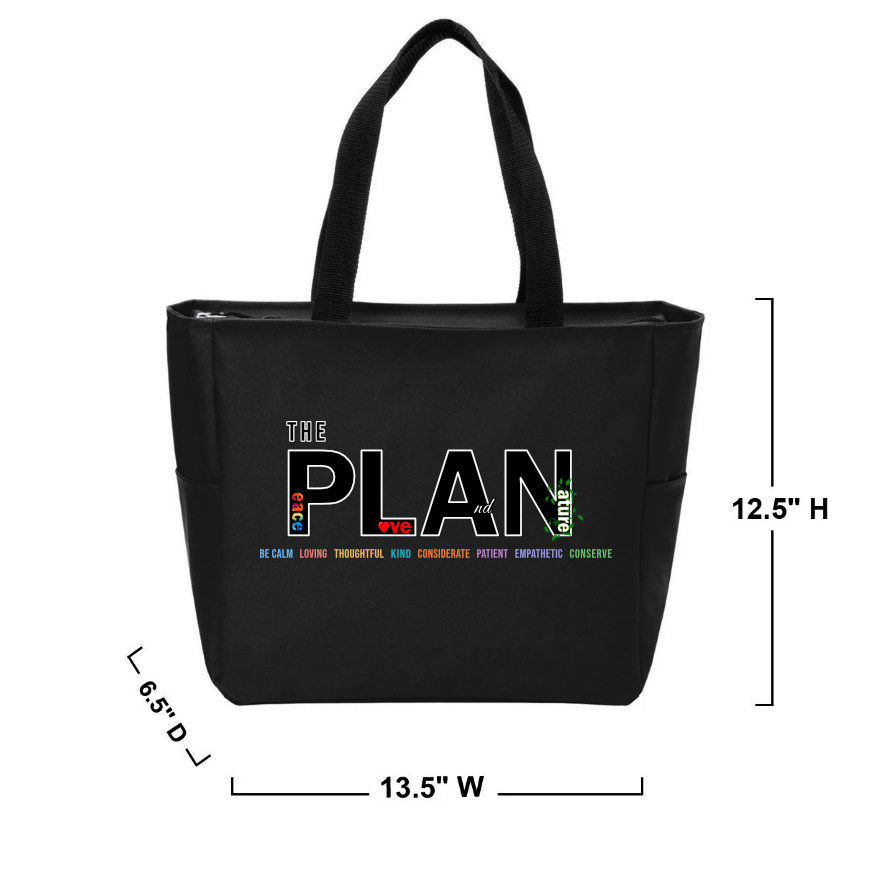Thumbnail: THE P.L.A.N. - Port Authority Zippered Tote