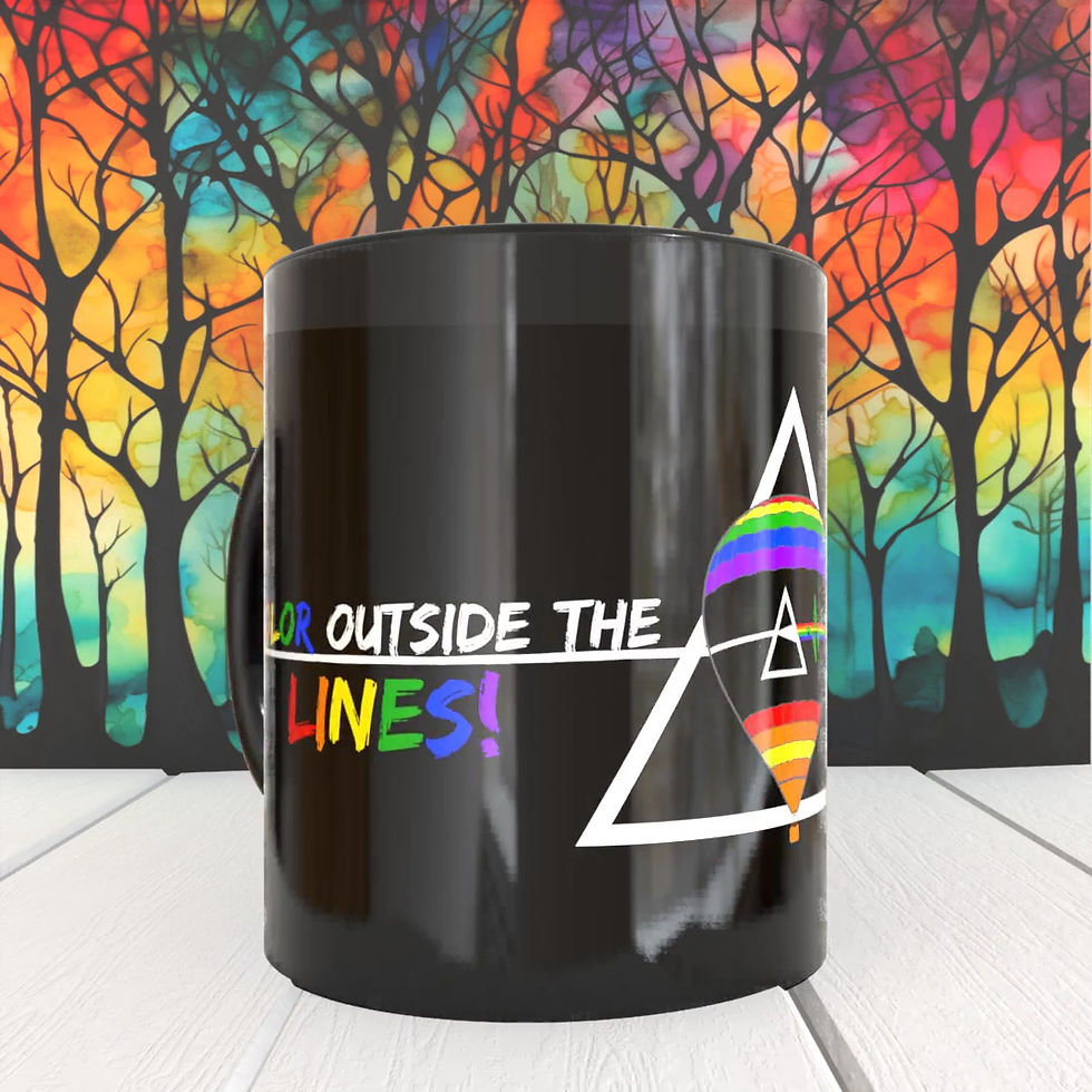 Thumbnail: 11 oz. "Color Outside the Lines" Ceramic Mug