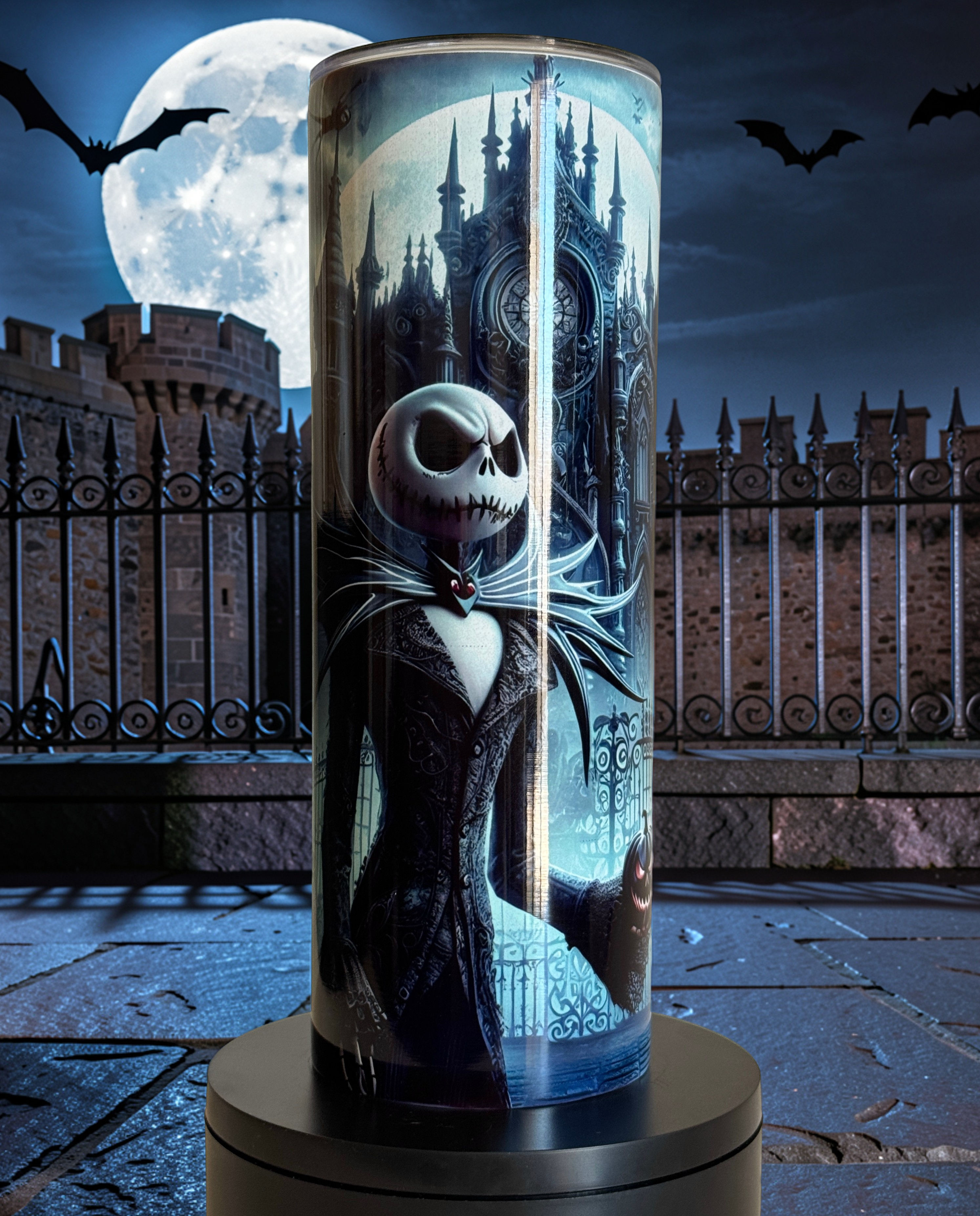 Halloween Jack 20 oz tumbler front view