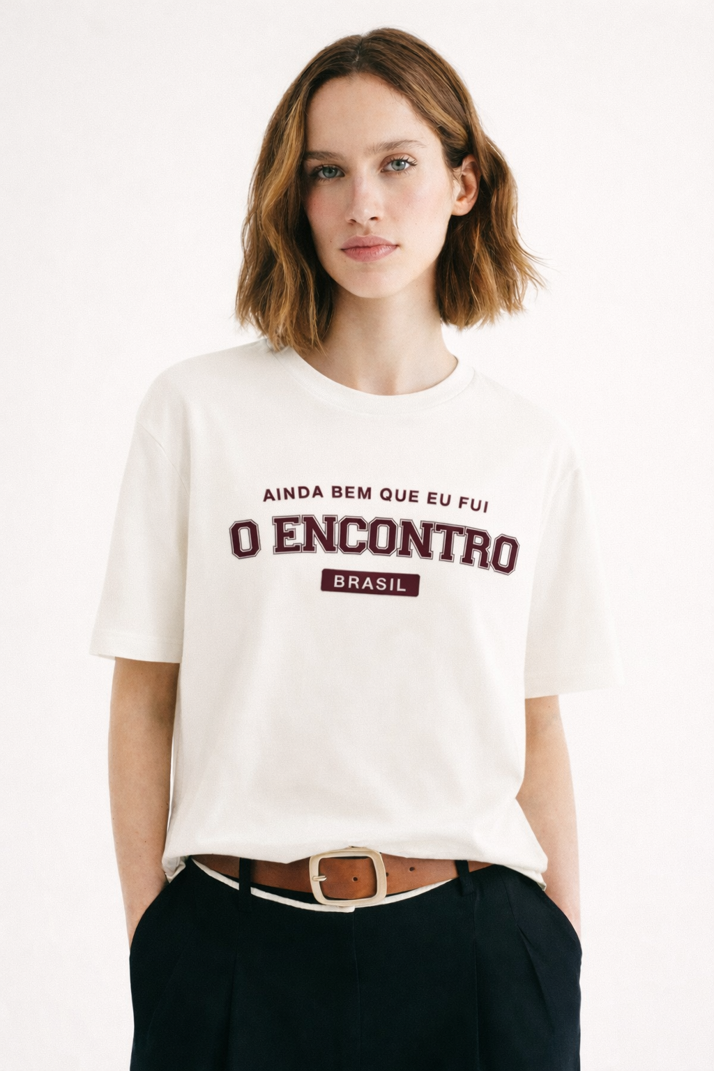 T-SHIRT AINDA BEM QUE EU FUI – OFF WHITE