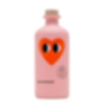 pink bottle of LOVE Extra Virgin Olive Oil