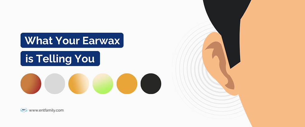 What Your Earwax is Telling You - different possible shades of earwax.