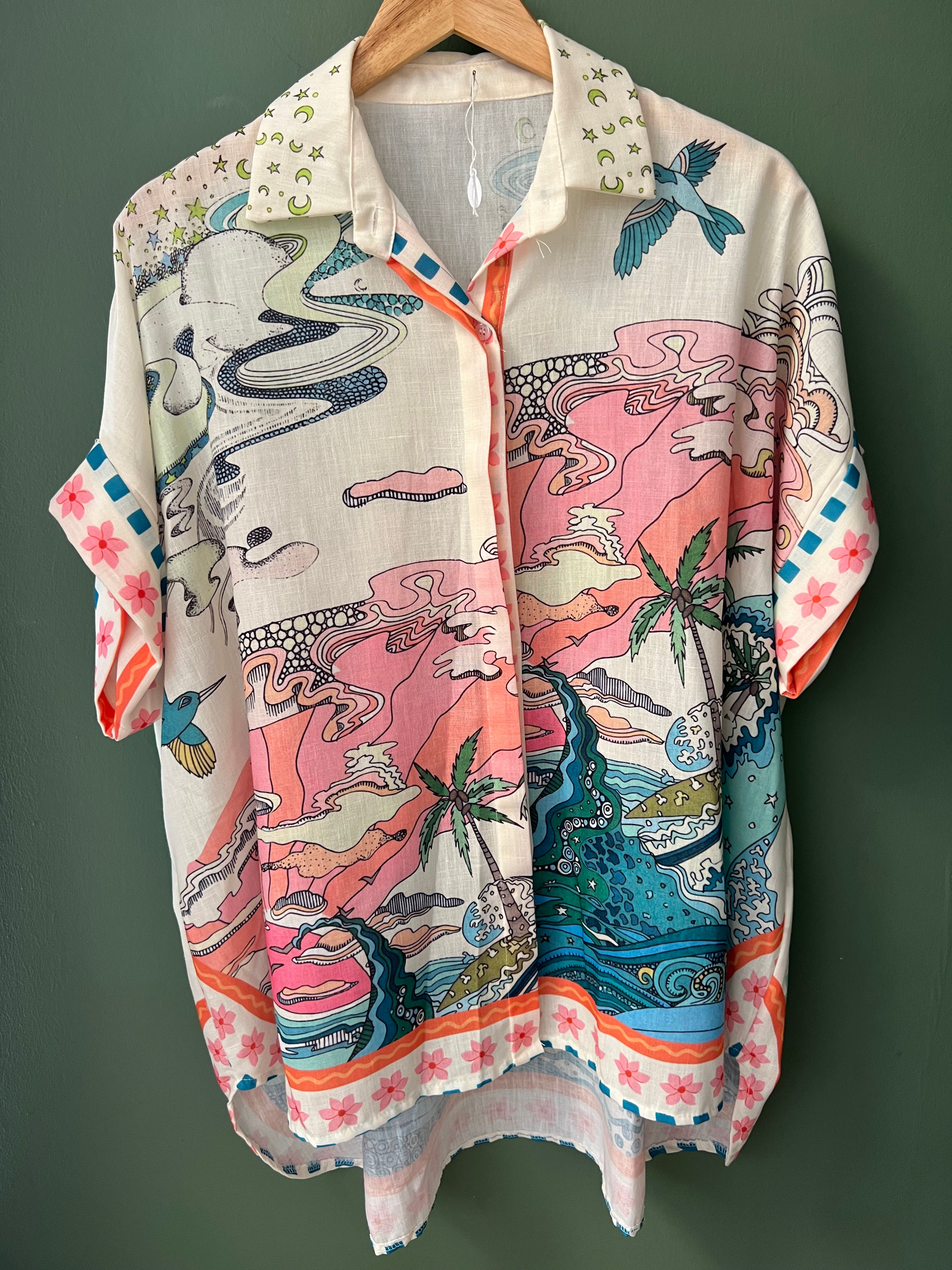 LIVE Blouse imprimée