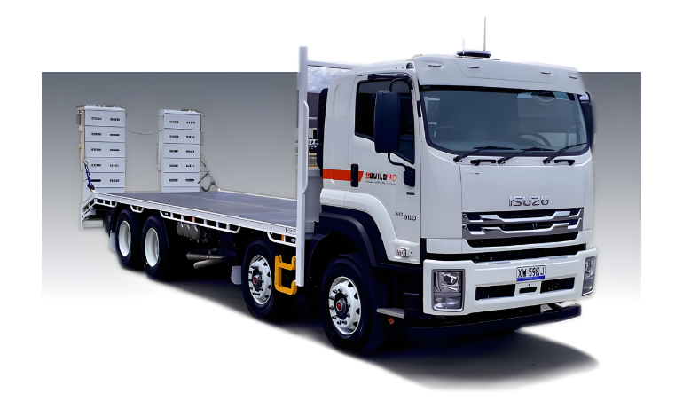 Open tray truck body