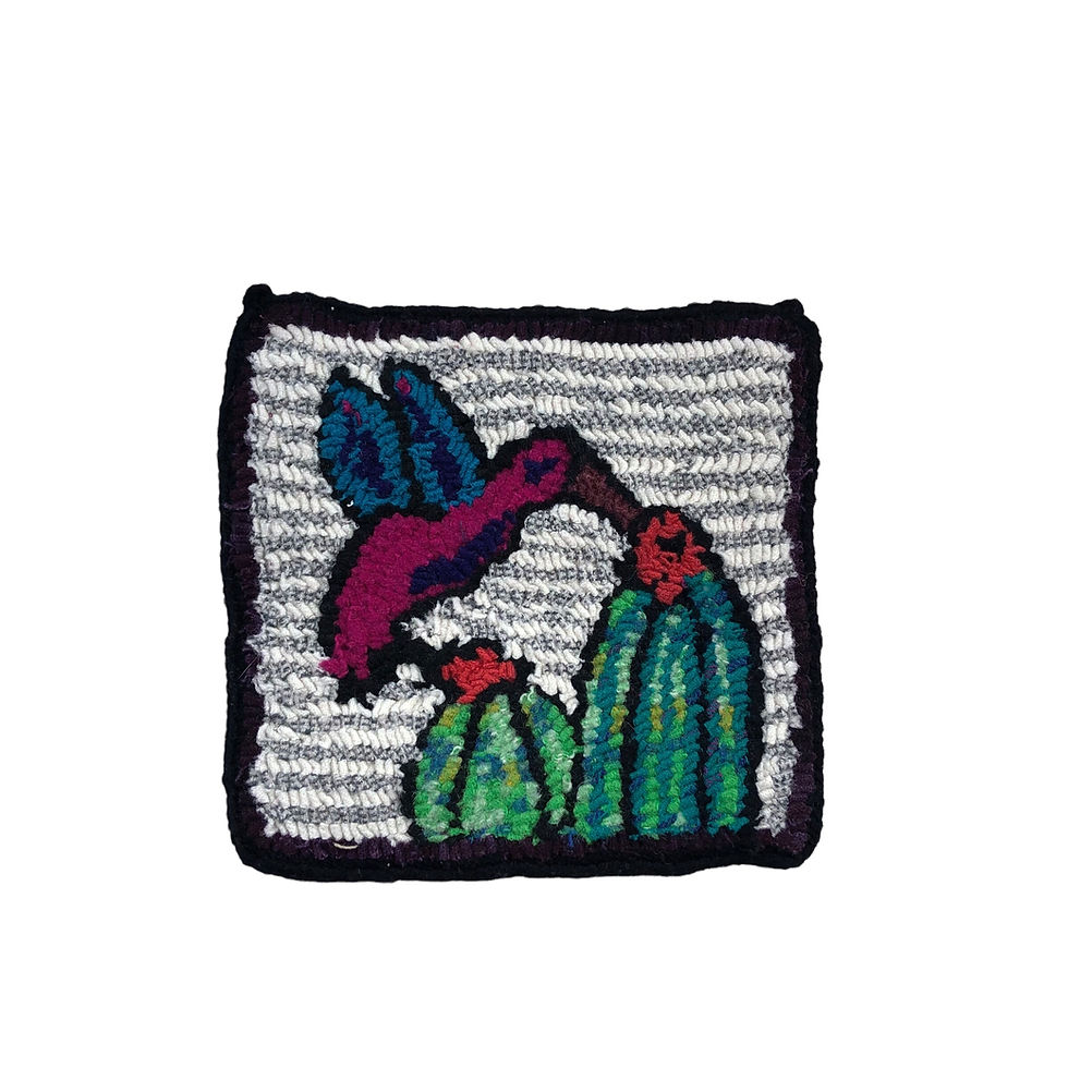 Thumbnail: Manique Woolen Potholder (crochet) - BIRDS