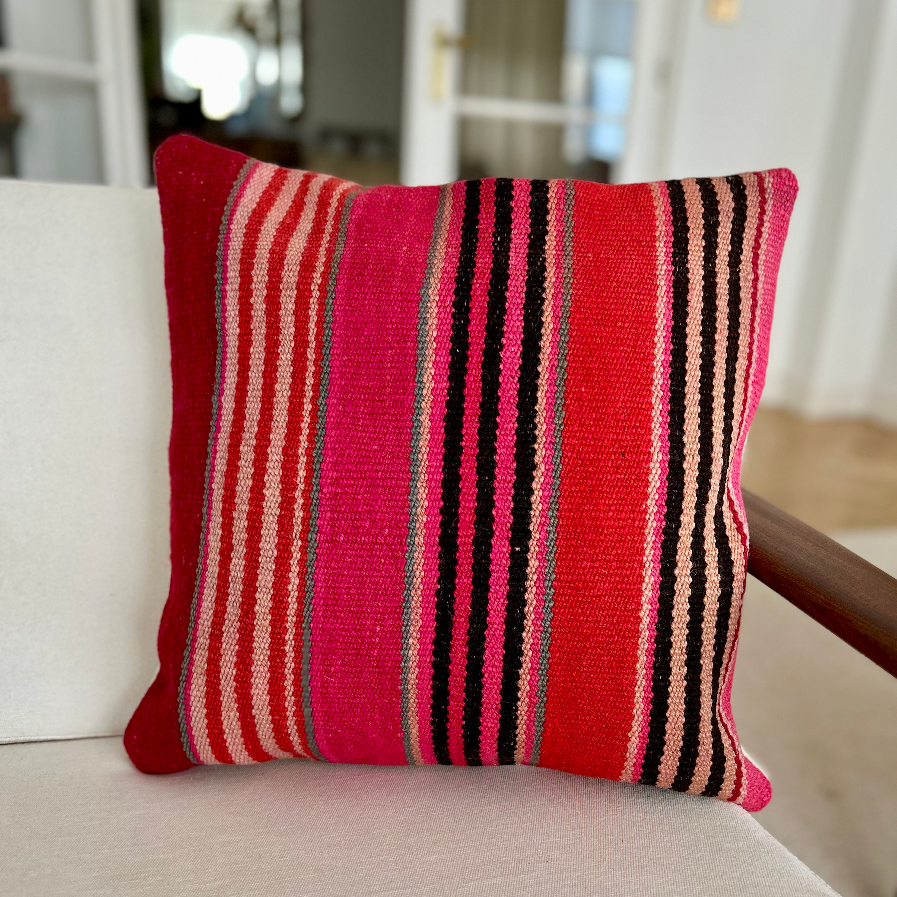 Vintage Wool Cushion 45 x 45 cm