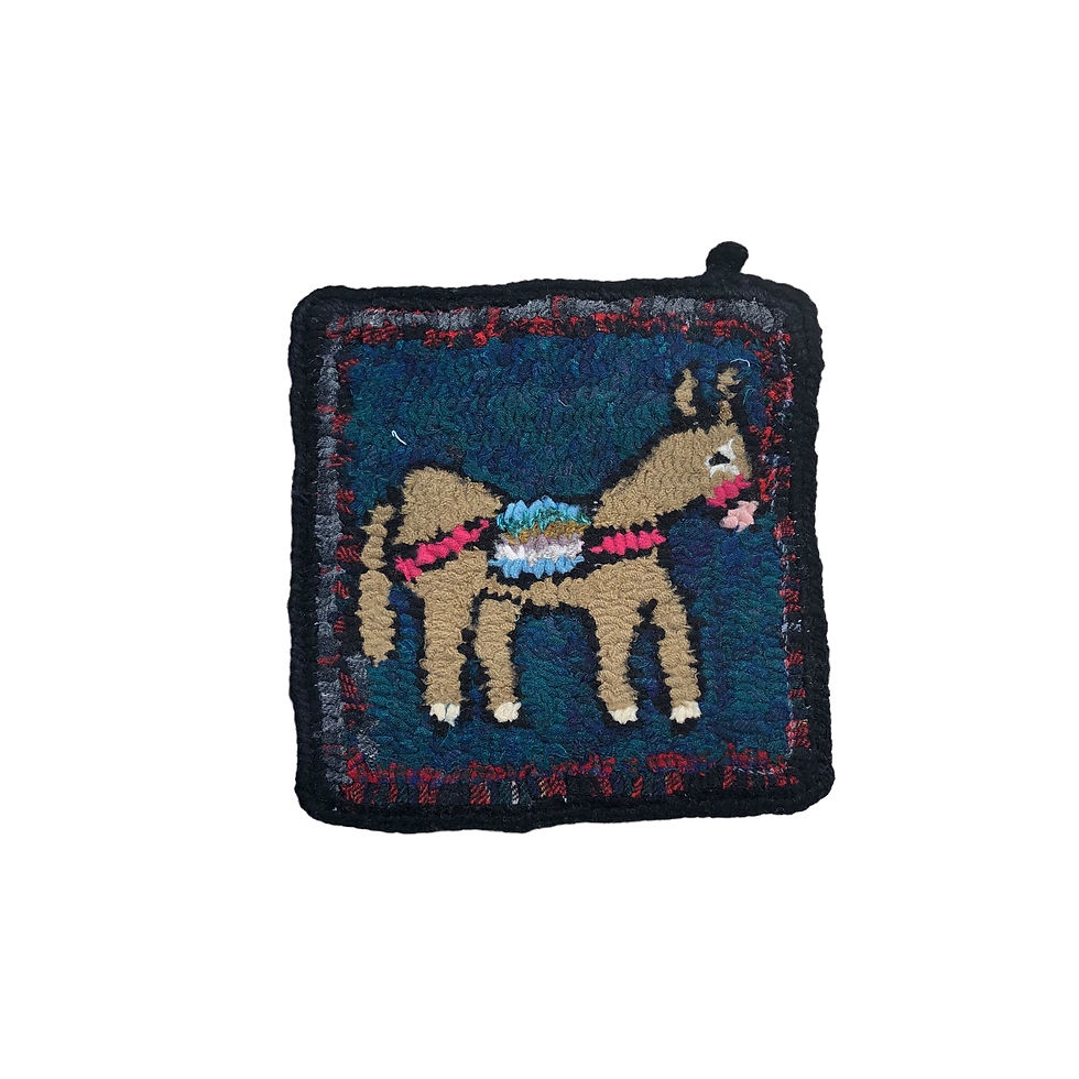 Thumbnail: Manique Woolen Potholder (crochet) - BURRITO
