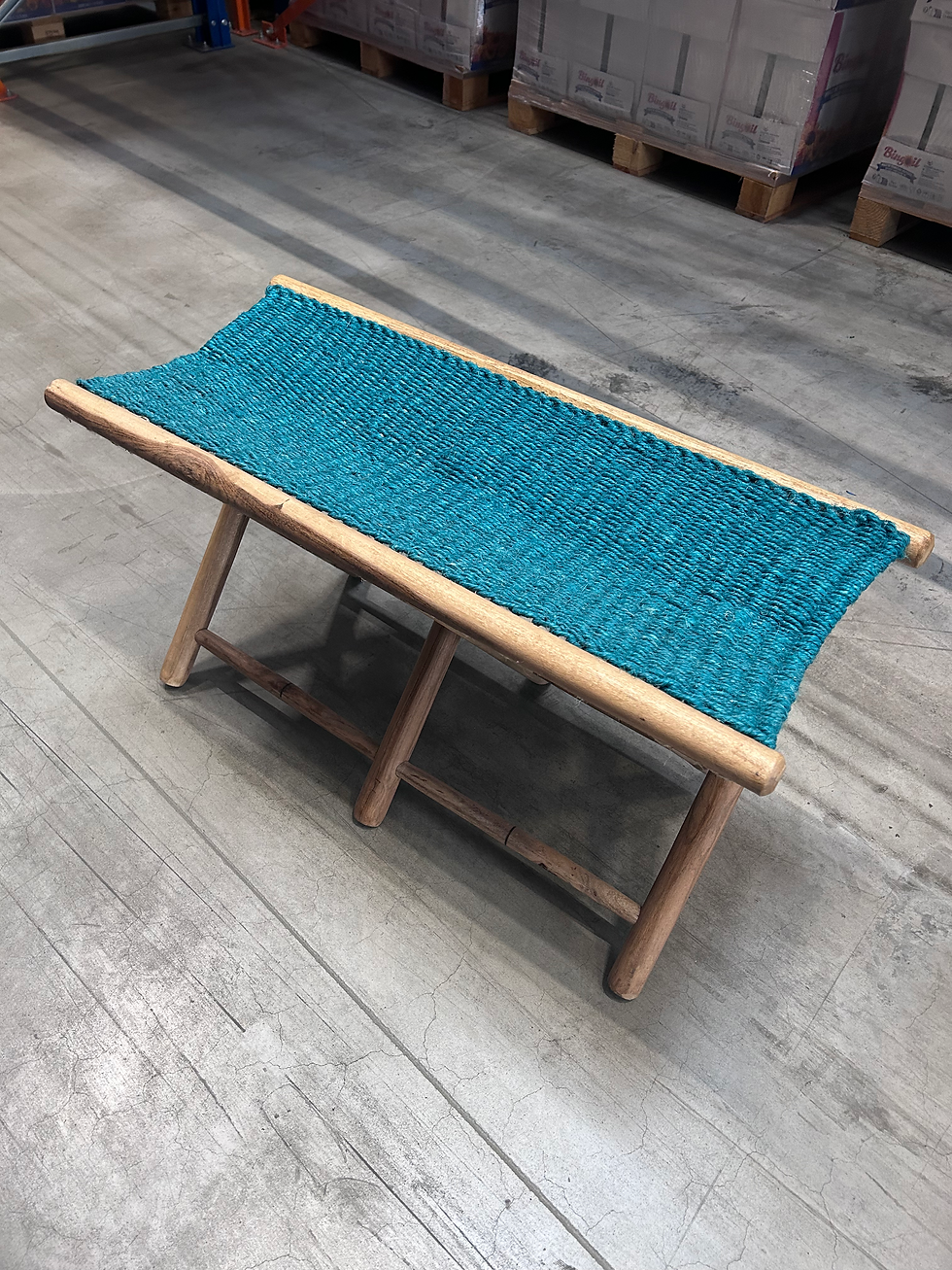 Thumbnail: Sisal seat turquoize