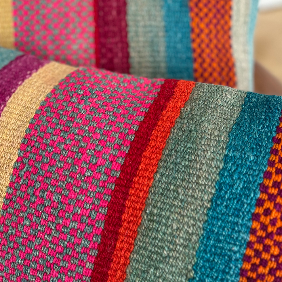 Vintage Wool Cushion 60 x 40 cm