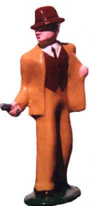 #030 - Detective W/ Pistol, Tan
