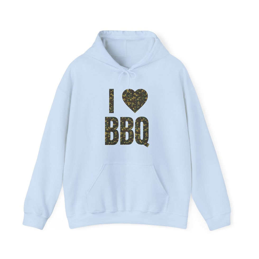 Thumbnail: Love BBQ Hooded Sweatshirt