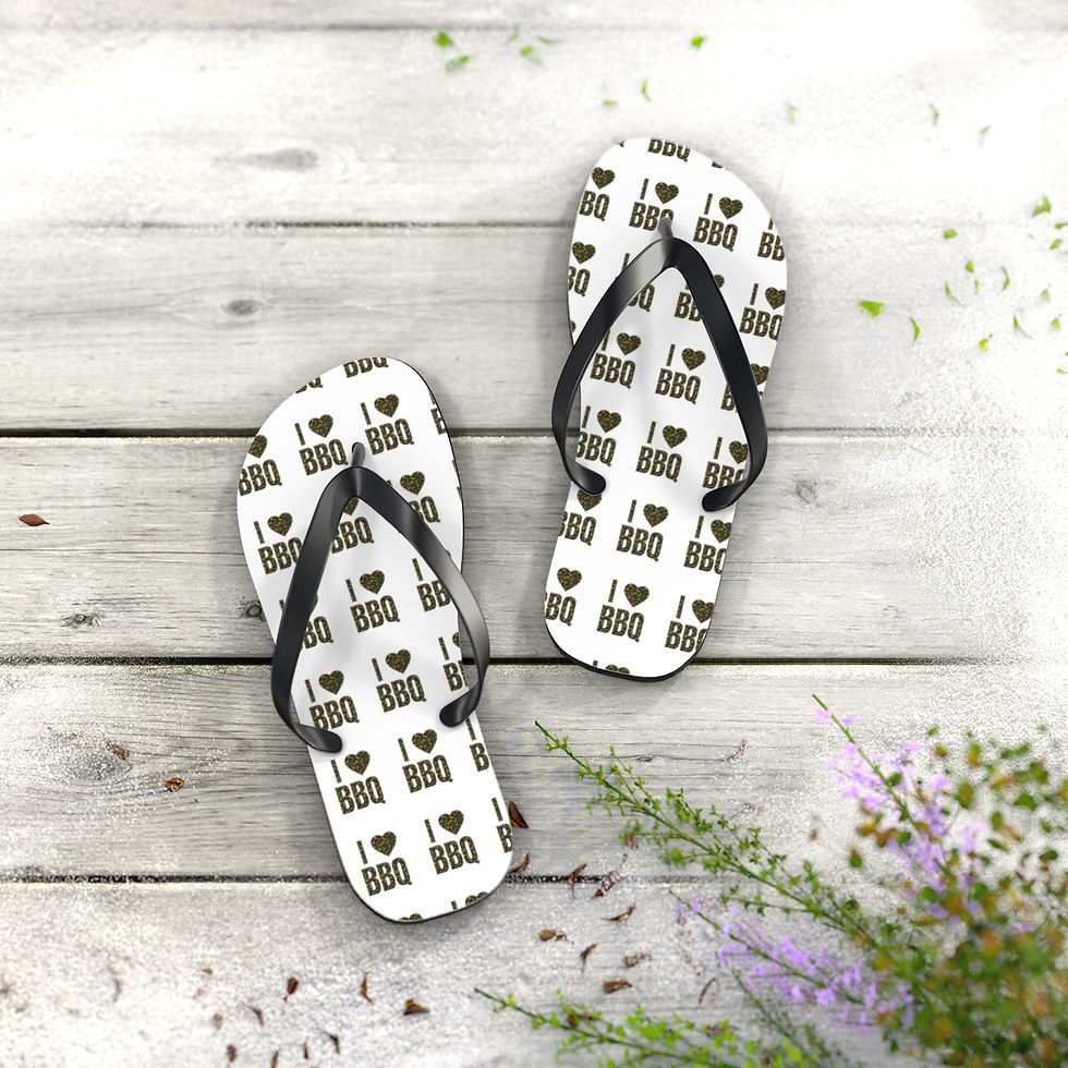 Thumbnail: I Love BBQ Flip Flops