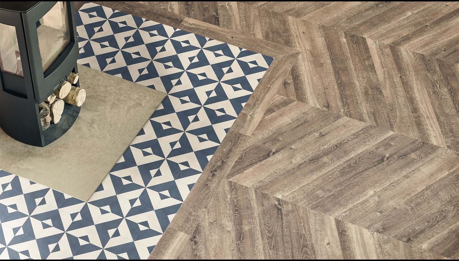 Domestic LVT — Amtico & Karndean herringbone