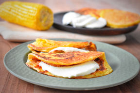 Cachapas (Corn Pancakes)