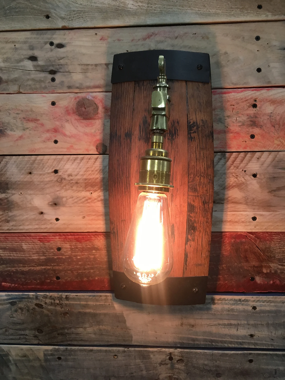 Thumbnail: Barrel tap wall lights