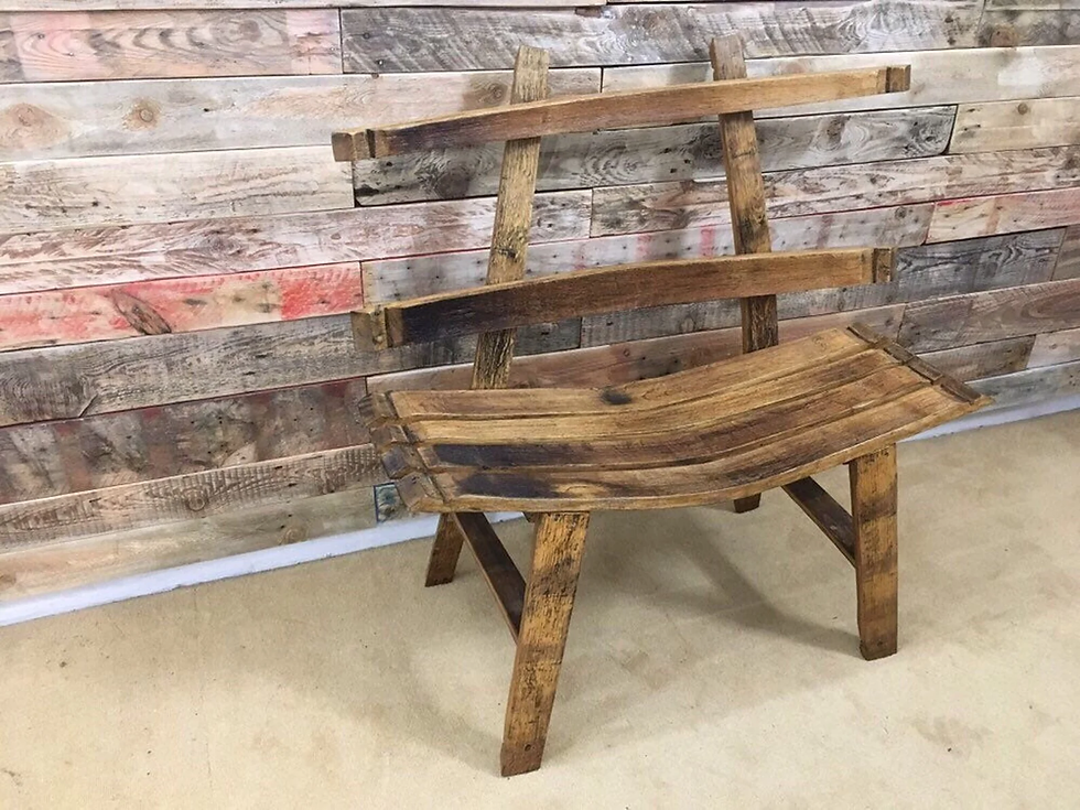 Thumbnail: Whisky Barrel stave bench