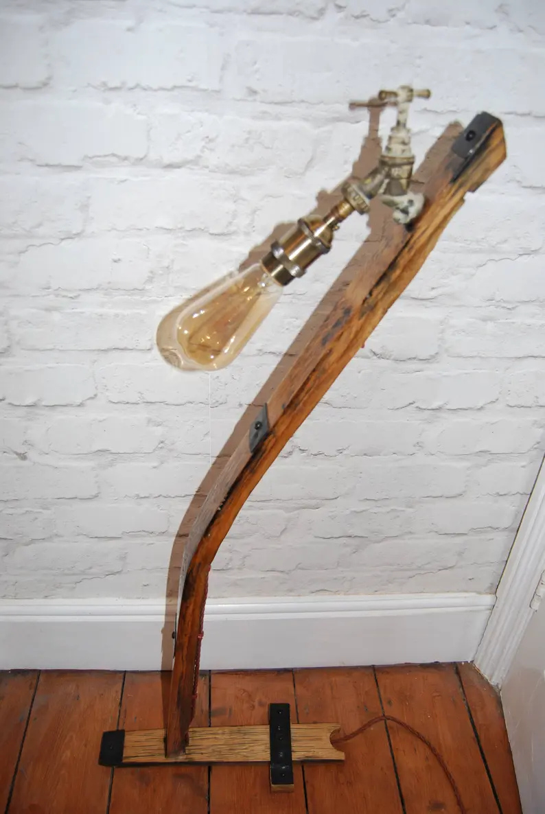 Thumbnail: Barrel stave tap lamp