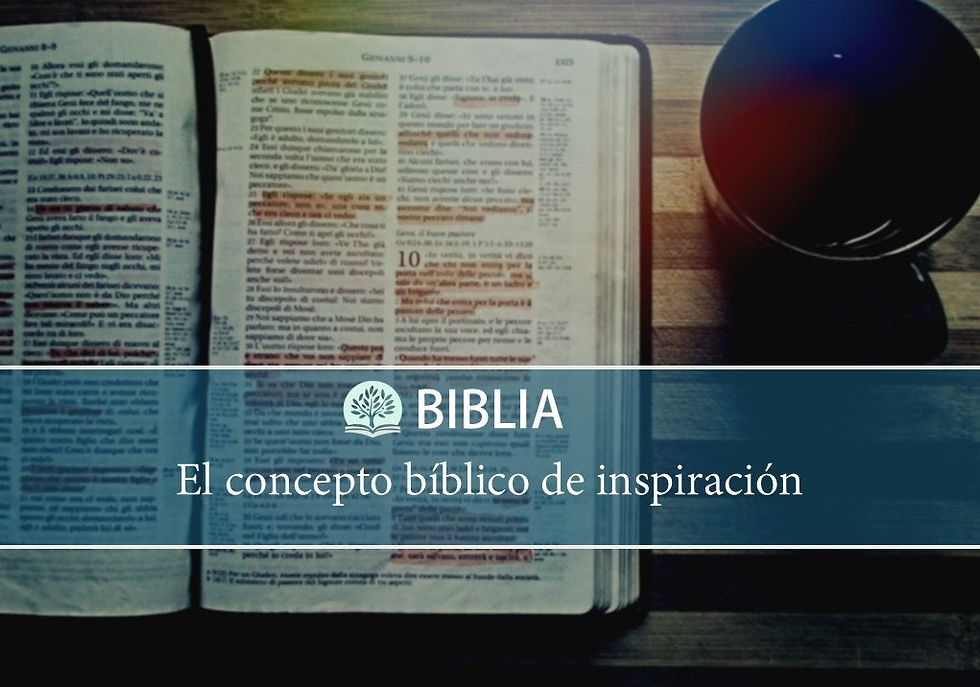 El concepto bíblico de inspiración