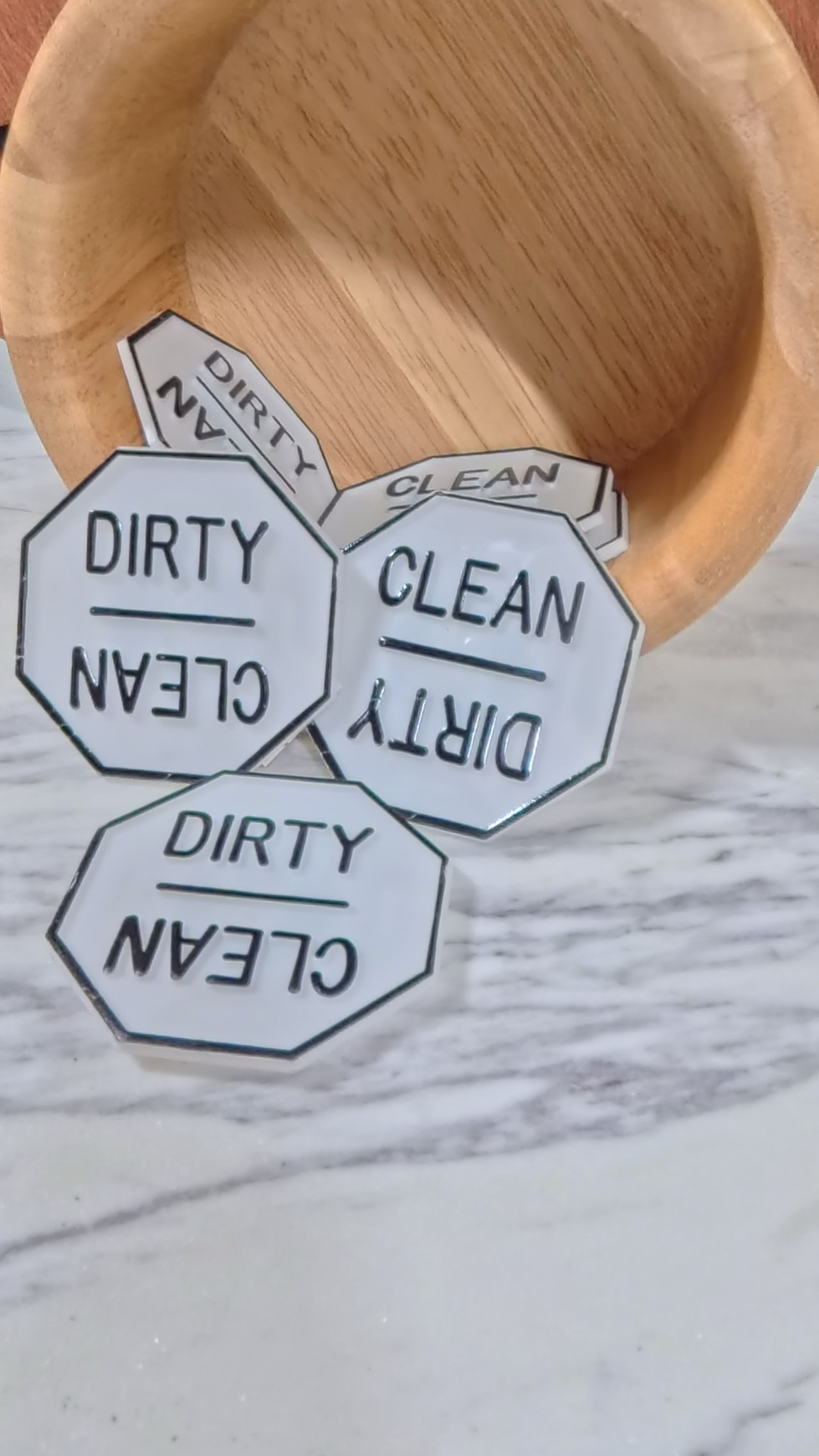 Clean or Dirty Dishwasher Magnet, 2.5" X 2.5"