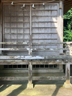 修繕工事前の白山神社