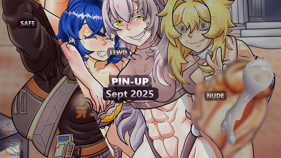 Sept2025 PinUp: Hoyo FemCs’ Desert Vacation