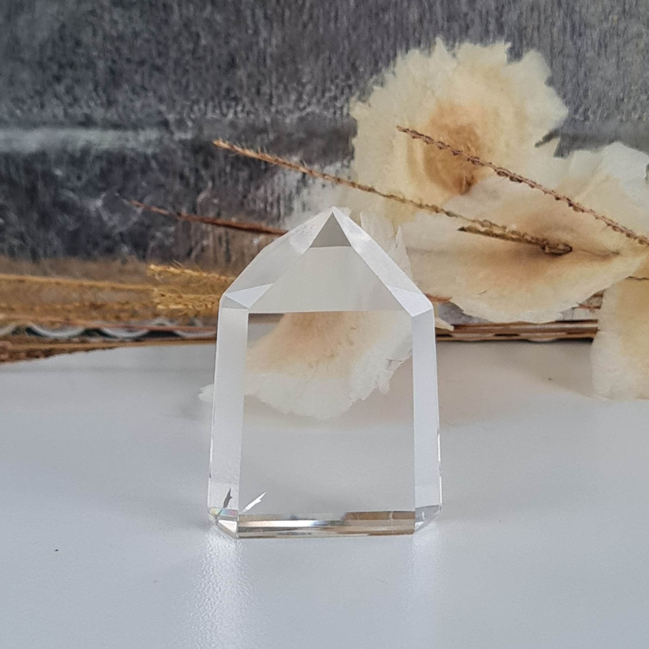 Ponta Geradora de Quartzo Fumê Claro Super Extra 01